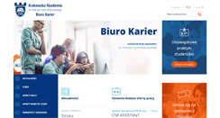 Desktop Screenshot of biurokarier.ka.edu.pl