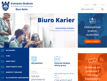 Tablet Screenshot of biurokarier.ka.edu.pl
